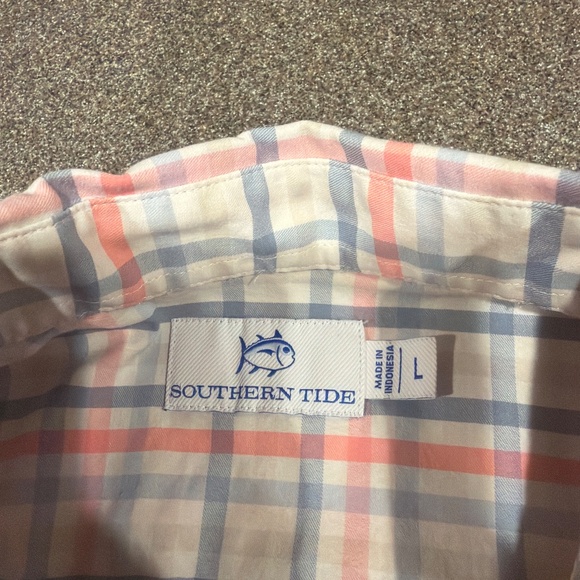 Men’s Southern Tide Skipjack button down Size L - Picture 2 of 3